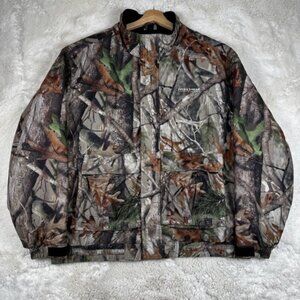 Field & Stream Hunting Jacket Men's L Camo HydroProof Ultra Waterproof Realtree